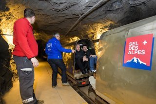 Les mines de sel de Bex attirent de plus en plus de visiteurs (archives). KEYSTONE/JEAN-CHRISTOPHE BOTT